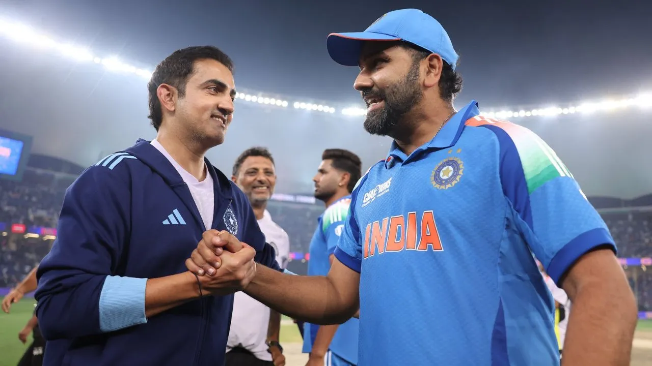 Rohit Sharma-Gautam Gambhir India ICC CT 2025.webp